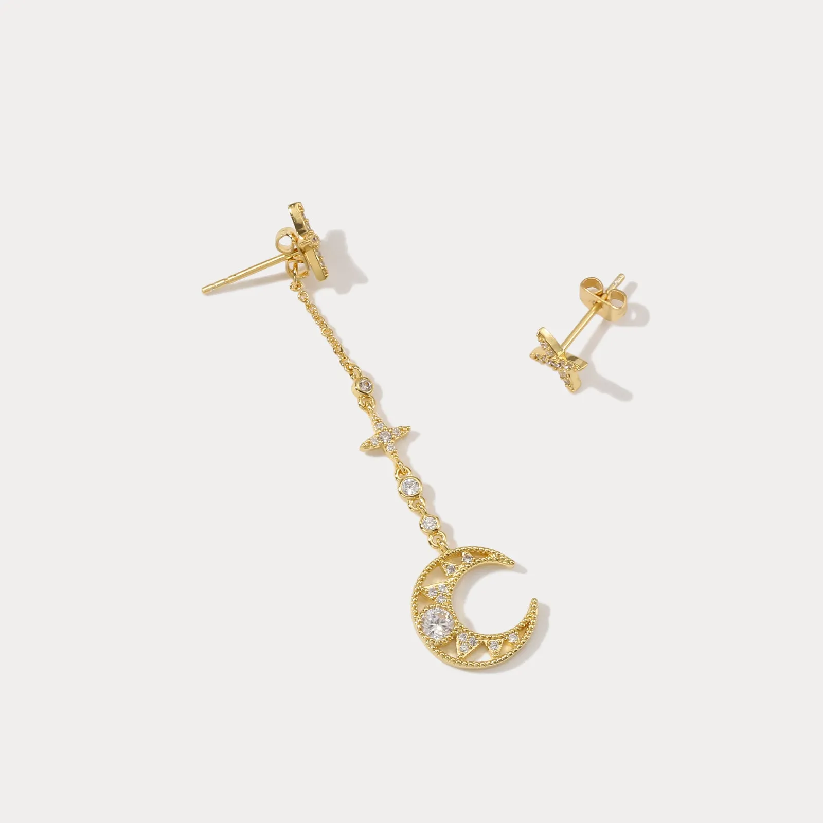 Moon Star Earrings