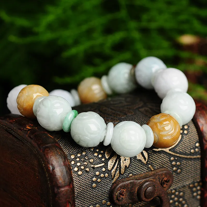 Natural Jade Bracelet Jadeite Bracelet BT128