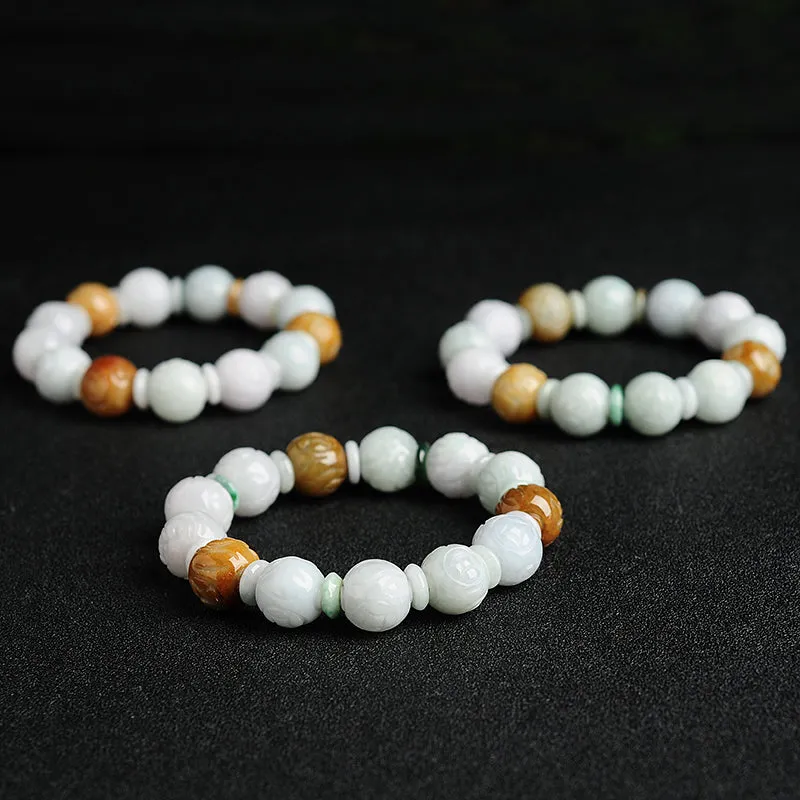 Natural Jade Bracelet Jadeite Bracelet BT128