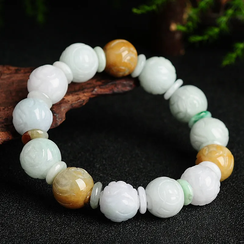 Natural Jade Bracelet Jadeite Bracelet BT128