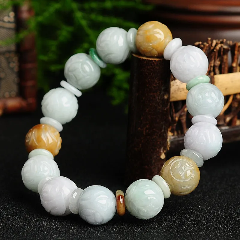 Natural Jade Bracelet Jadeite Bracelet BT128