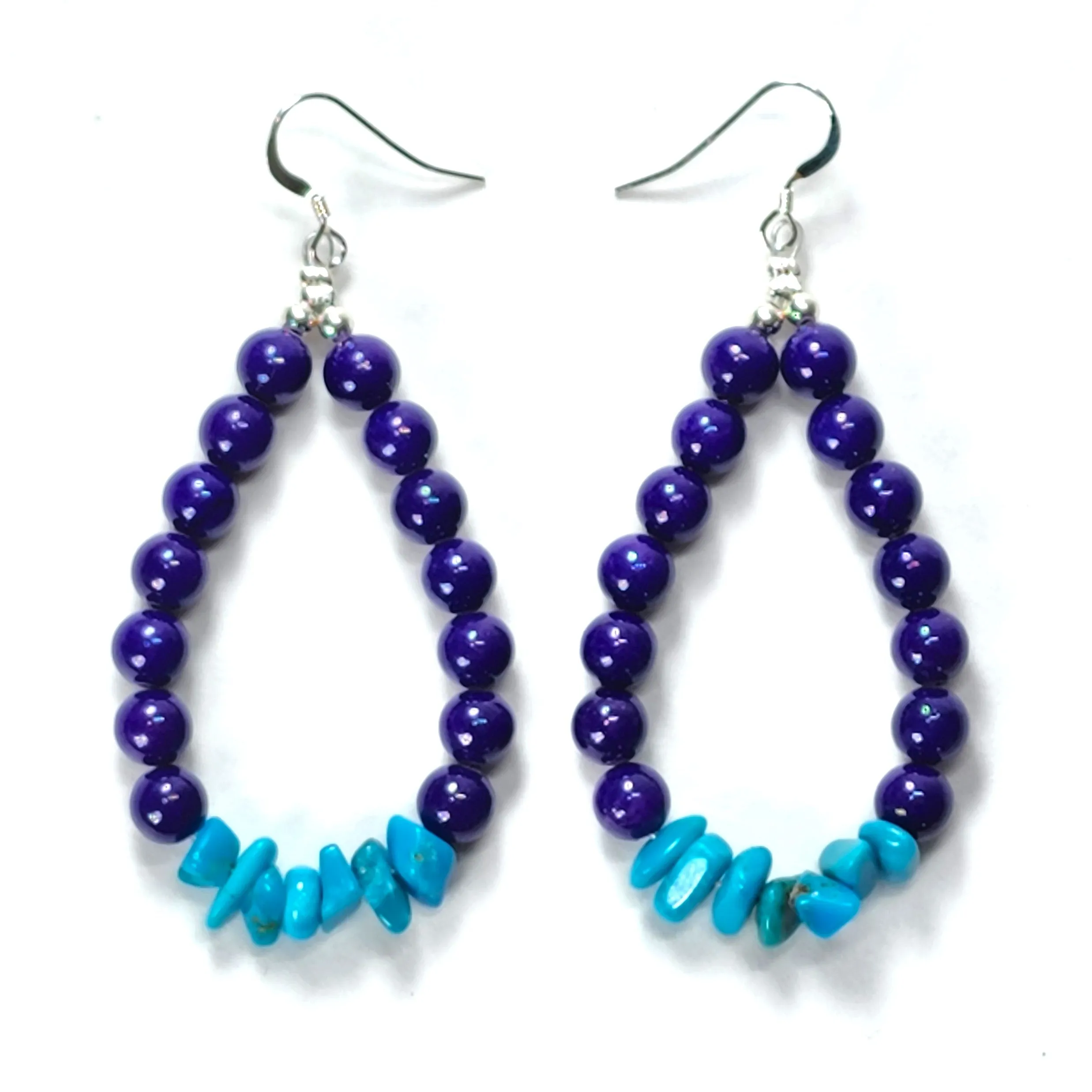 Navajo Purple & Turquoise Earrings