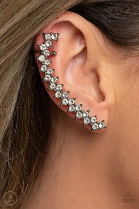 Paparazzi Let There Be LIGHTNING Black Ear Crawler Earring