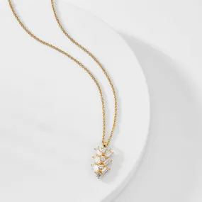 PAVE THE WAY BAGUETTE CZ PENDANT