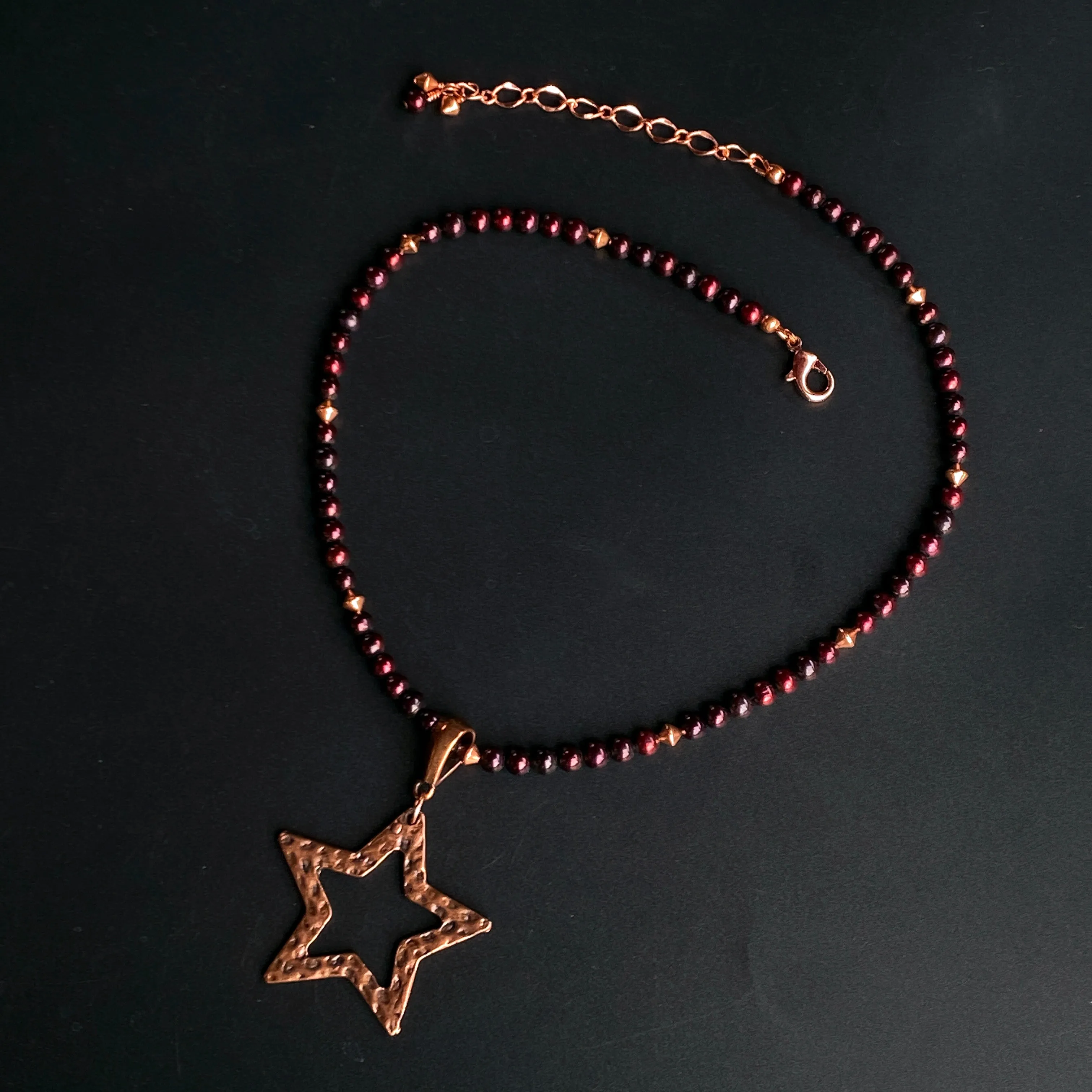 Pearl and Star Necklace