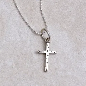 Polka Dot Cross Necklace