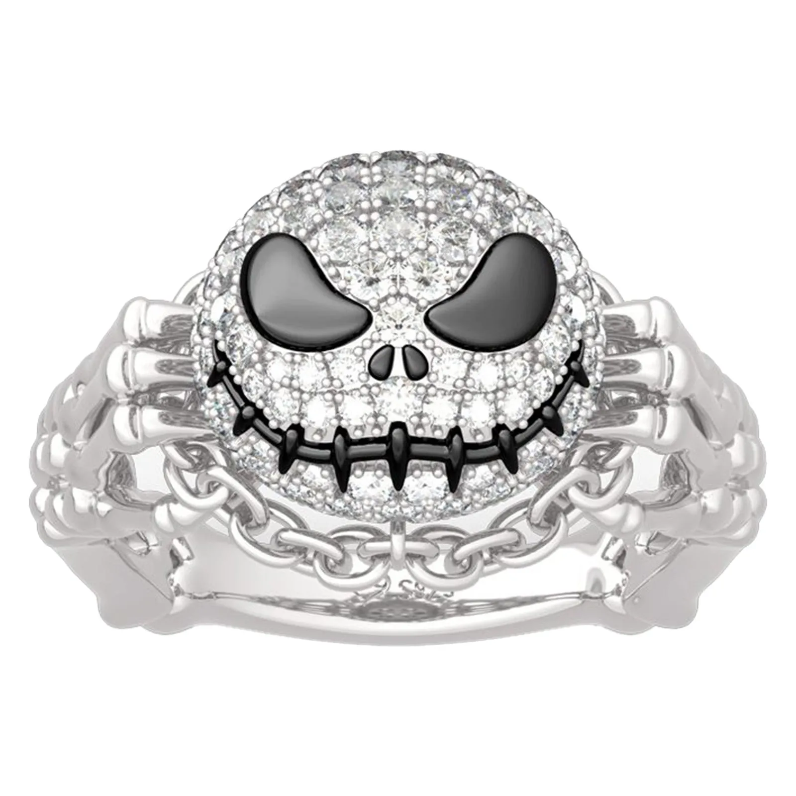 Pumpkin Skull Ring