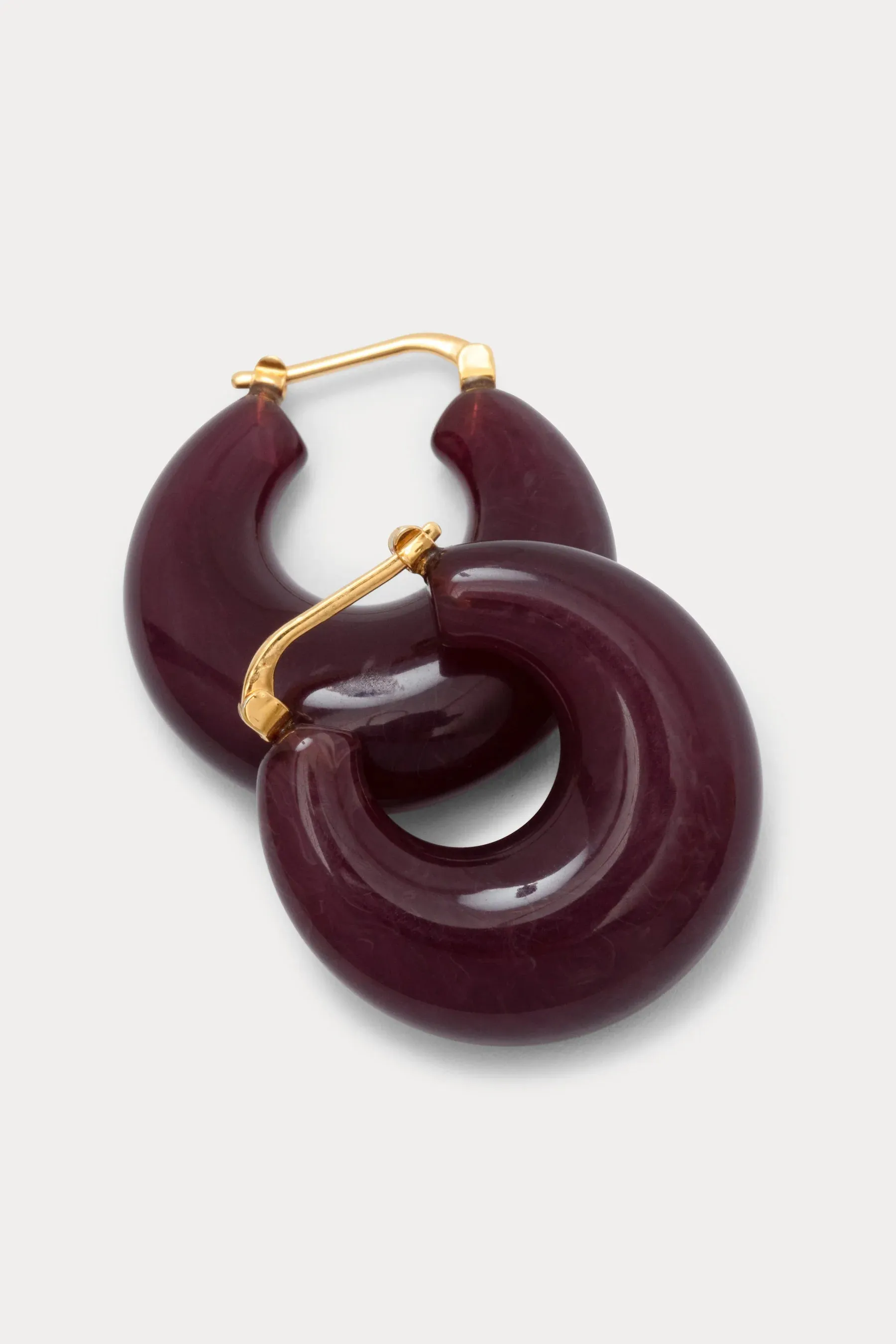 Rachel Comey Grass Earrings in Dark Cherry