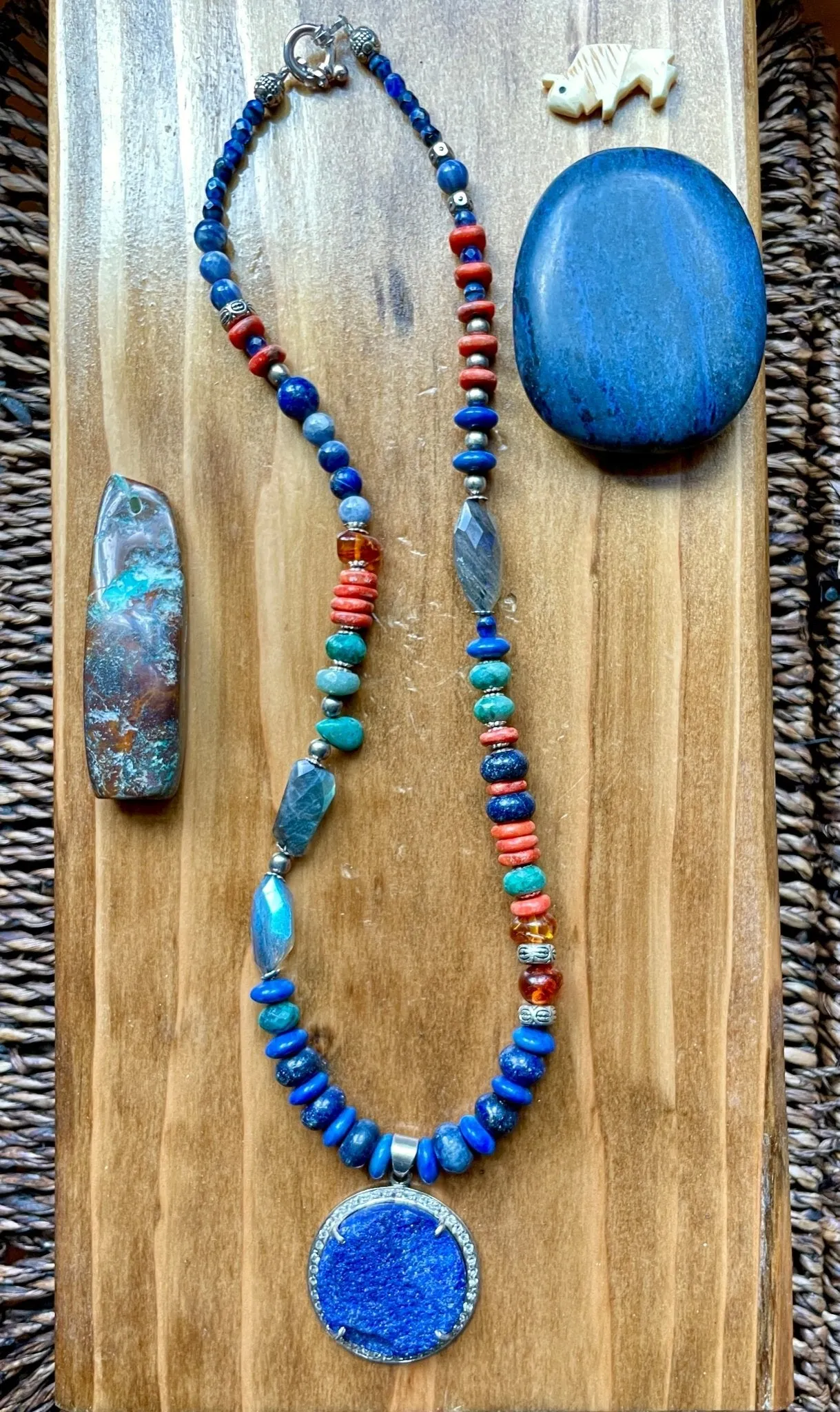 Renewal Lapis Necklace