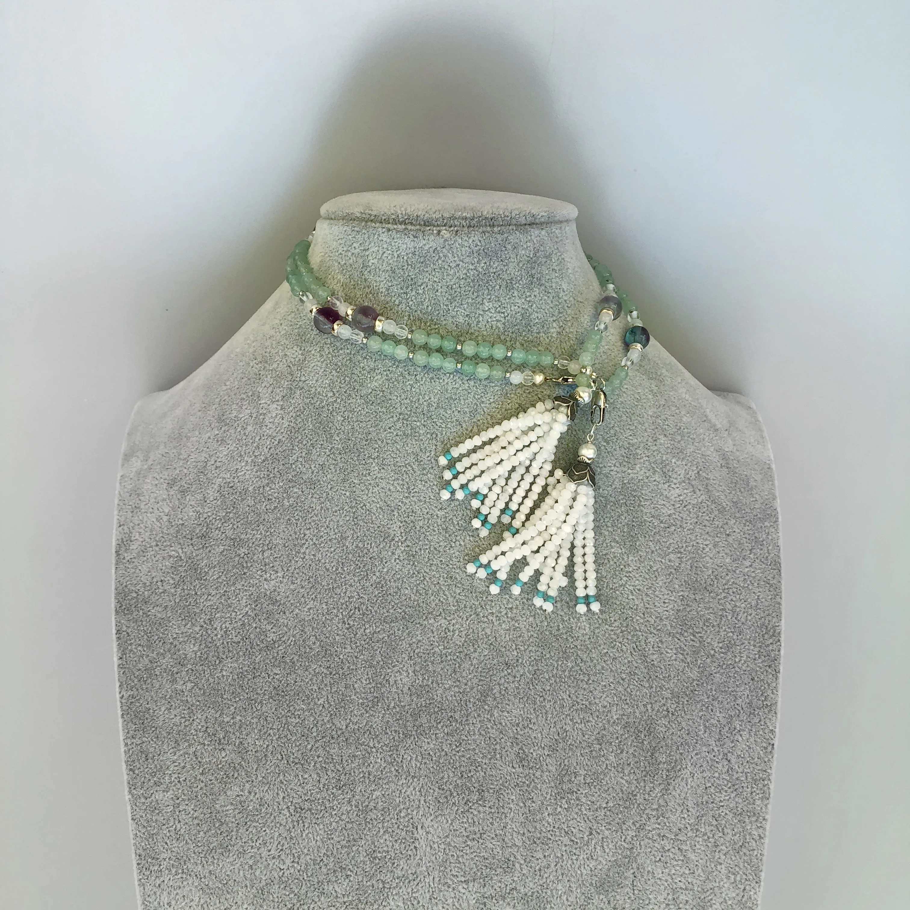 Return to Origin Aventurine Necklace Set