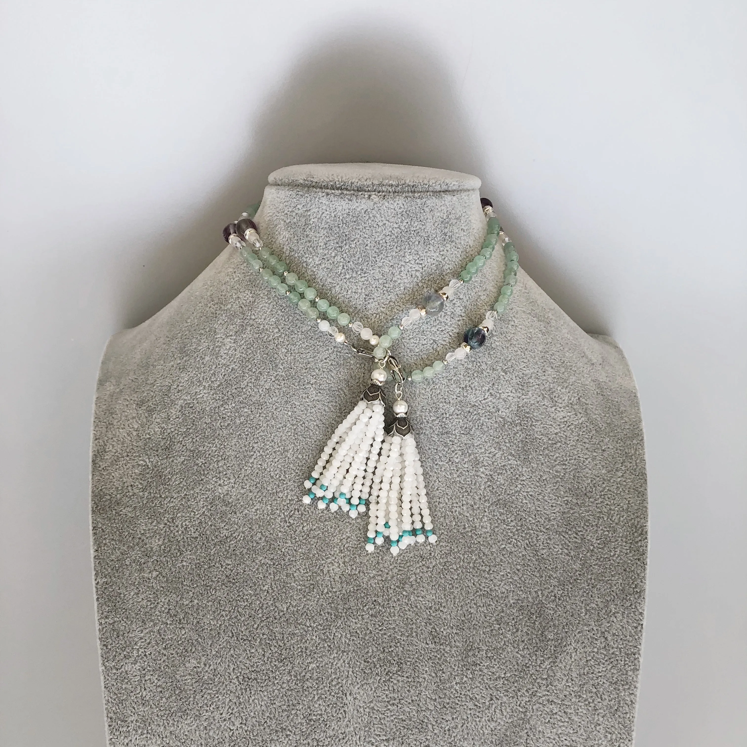 Return to Origin Aventurine Necklace Set