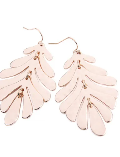 Rose Leaf Earrings