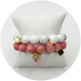 Rose Pink Jade Sweet Kisses Armparty