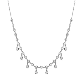 SADIE SHAKER NECKLACE SILVER