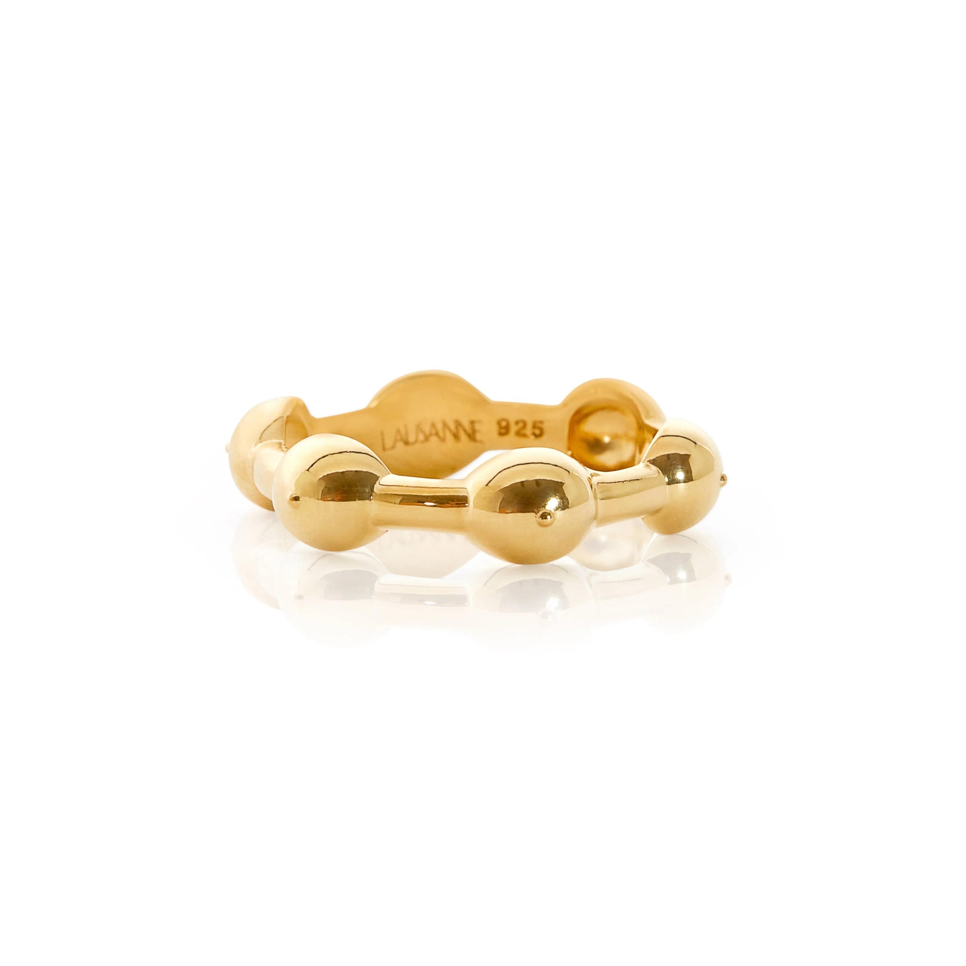 Seeded Eternity Ring Gold