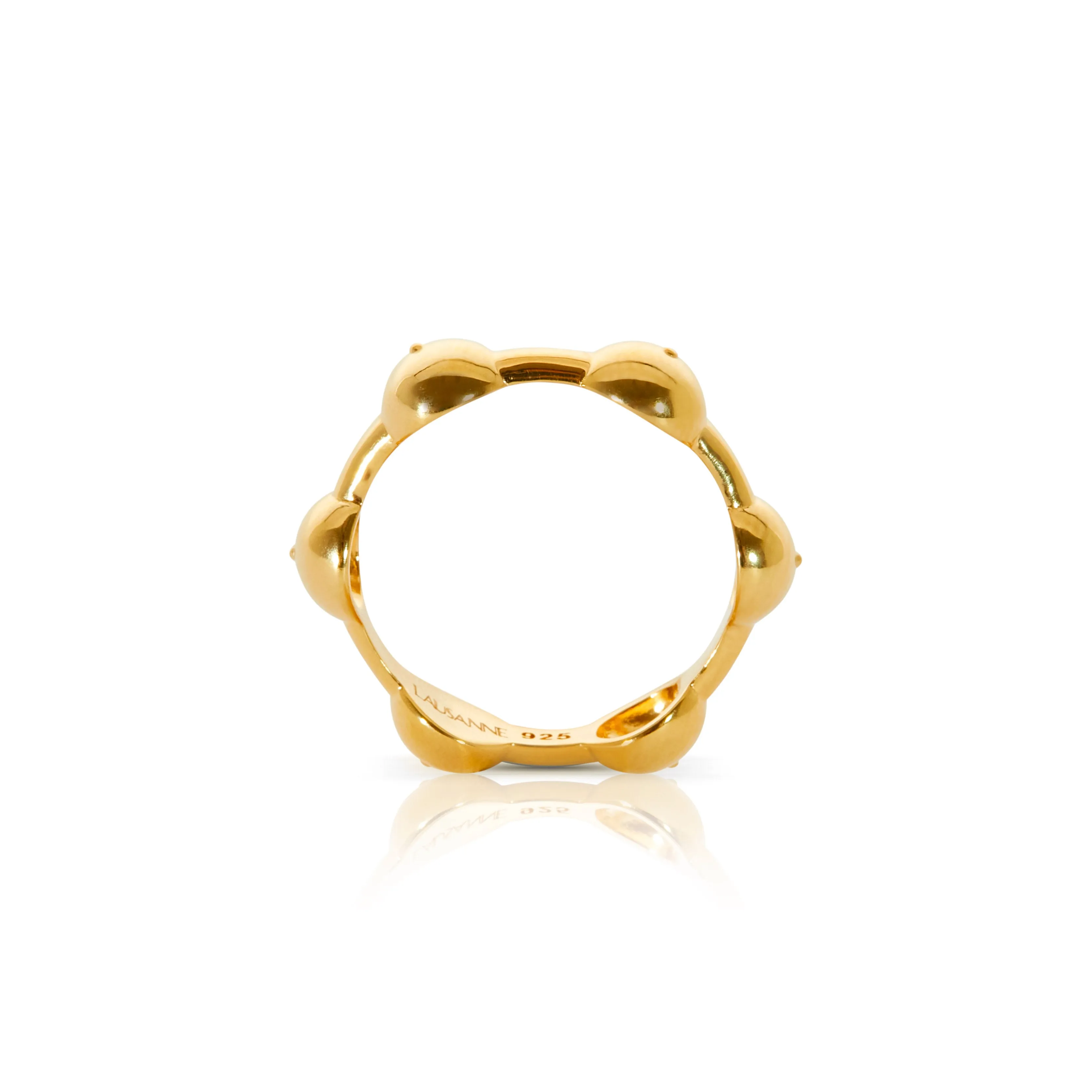 Seeded Eternity Ring Gold