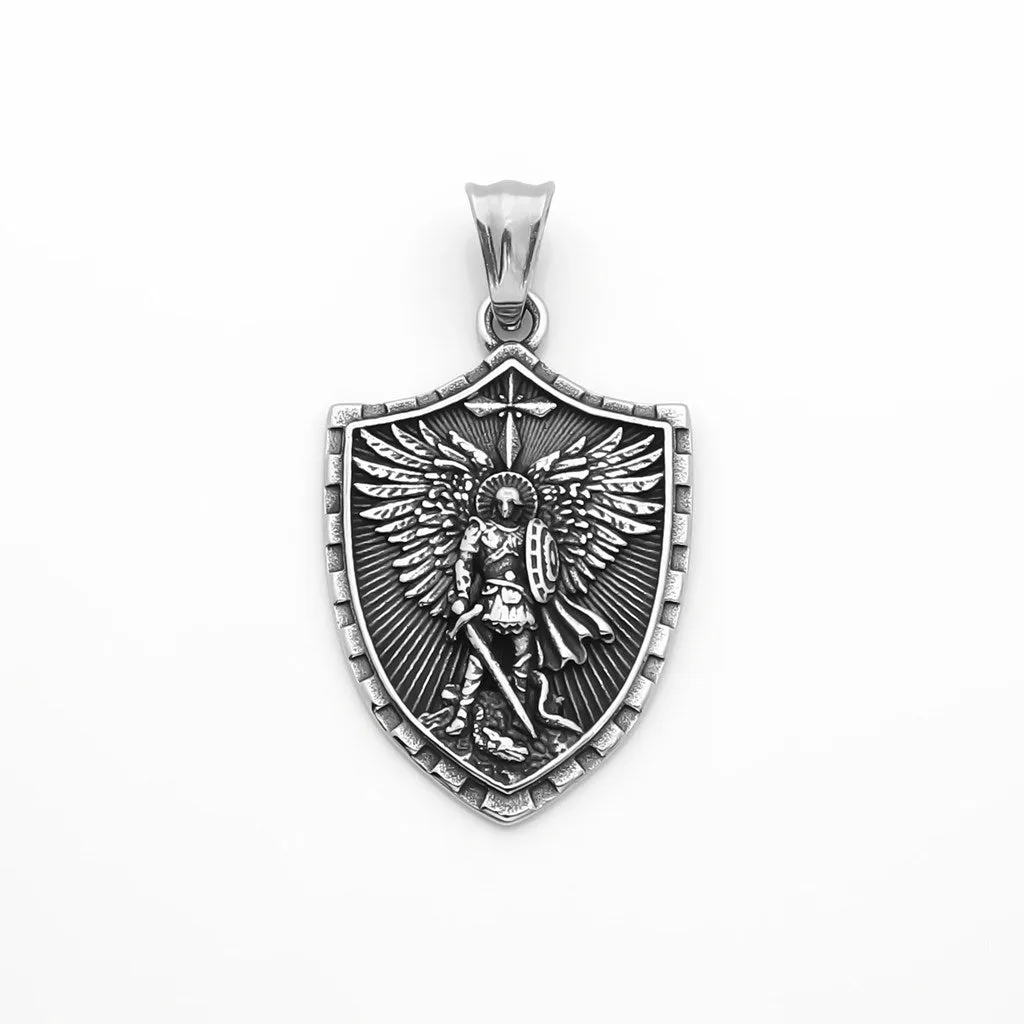 Stainless Steel St. Michael Pendant