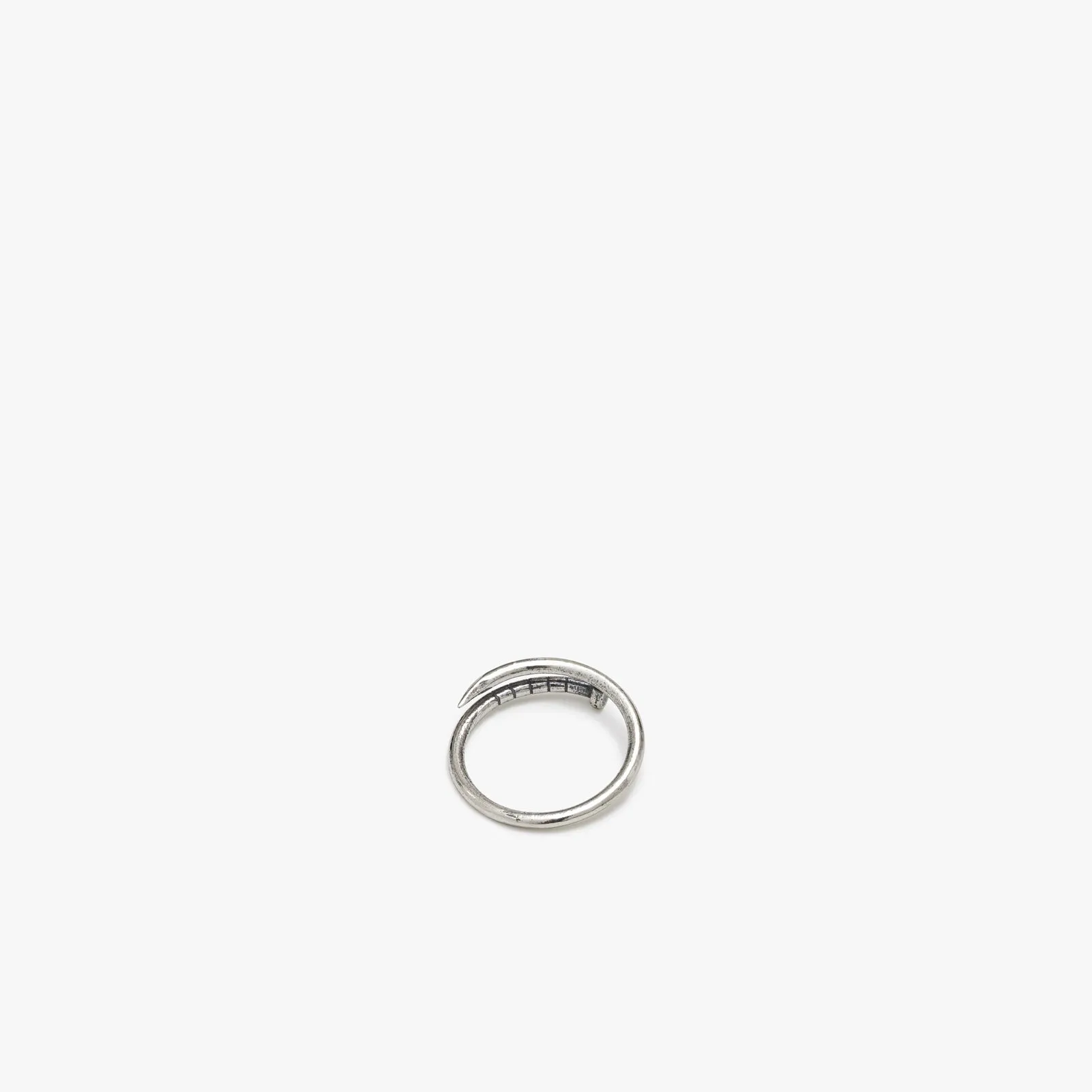 Sterling Silver Nail Ring