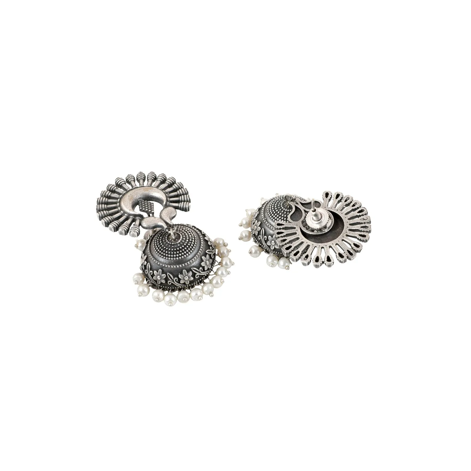 Teejh Daivi Silver Oxidised Jewelry Gift Set