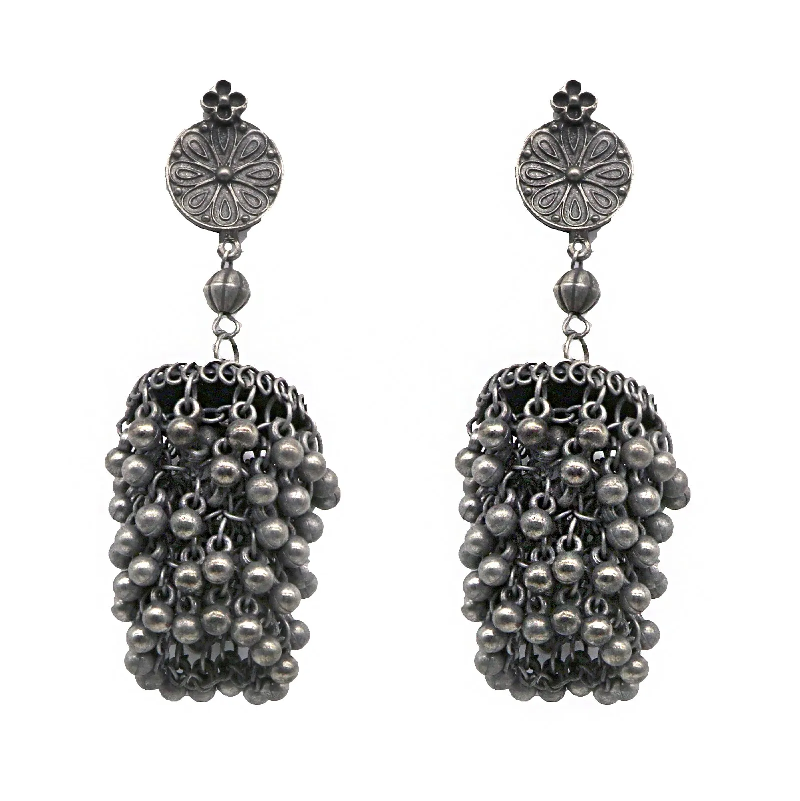 Teejh Menha Silver Oxidised Jewelry Gift Set