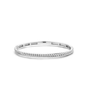 Ti Sento Sterling Silver Braided Bangle