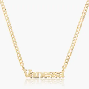 Times New Roman Name Necklace