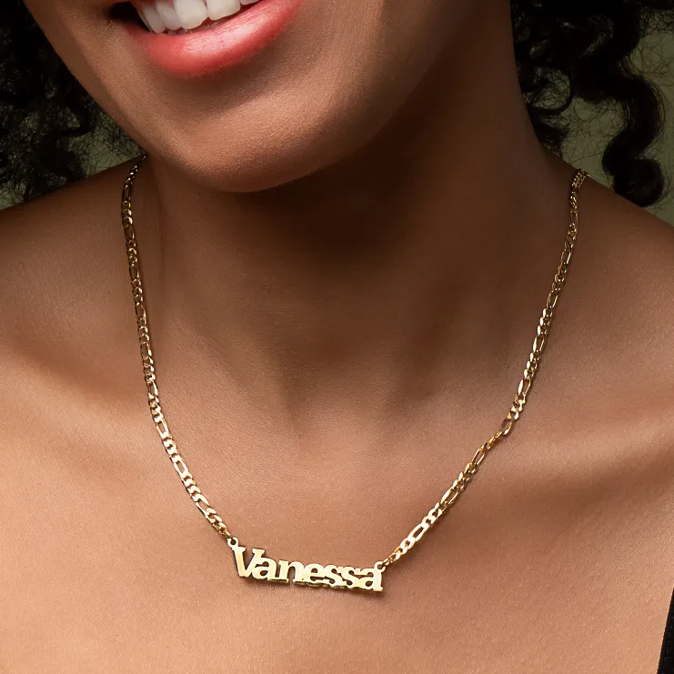 Times New Roman Name Necklace