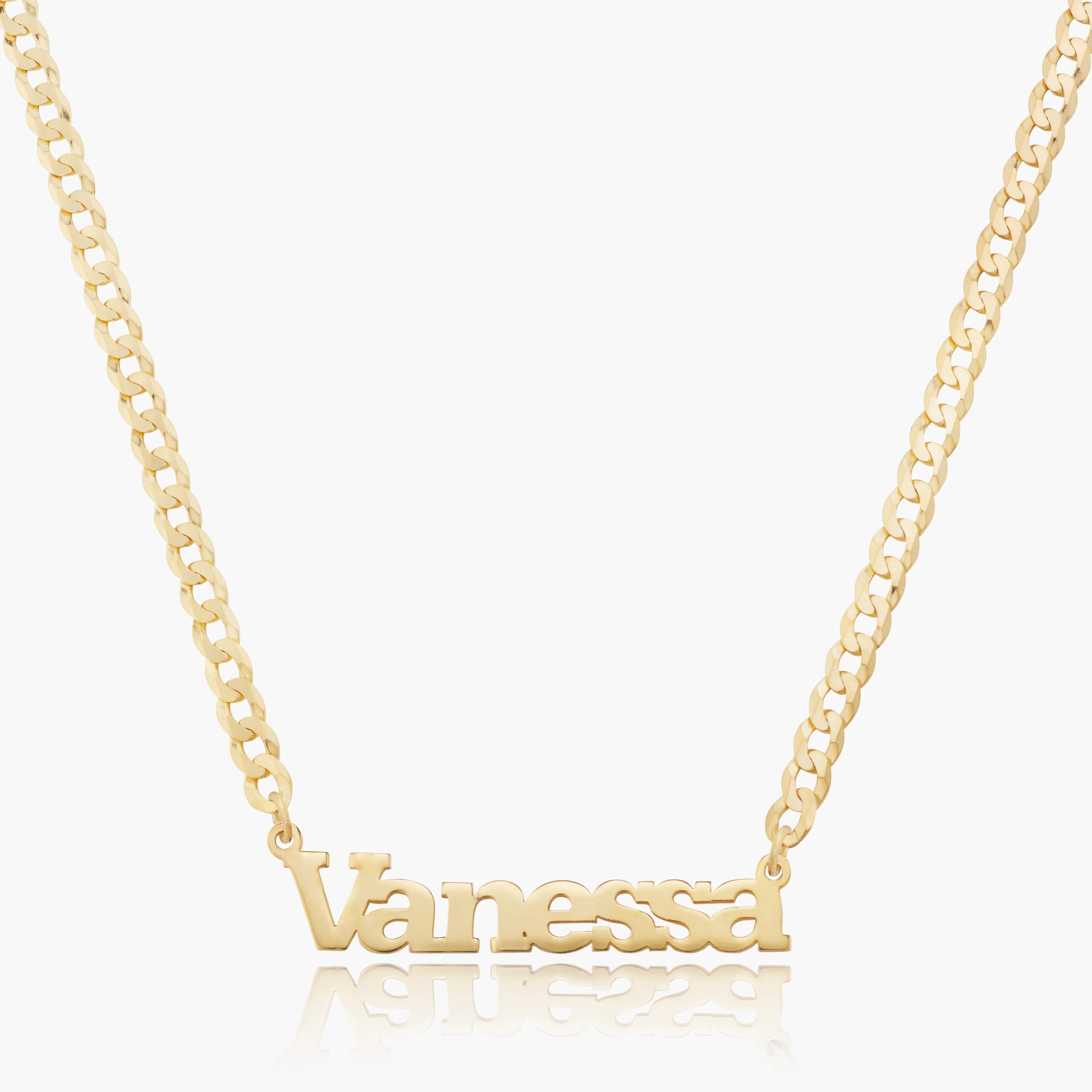 Times New Roman Name Necklace