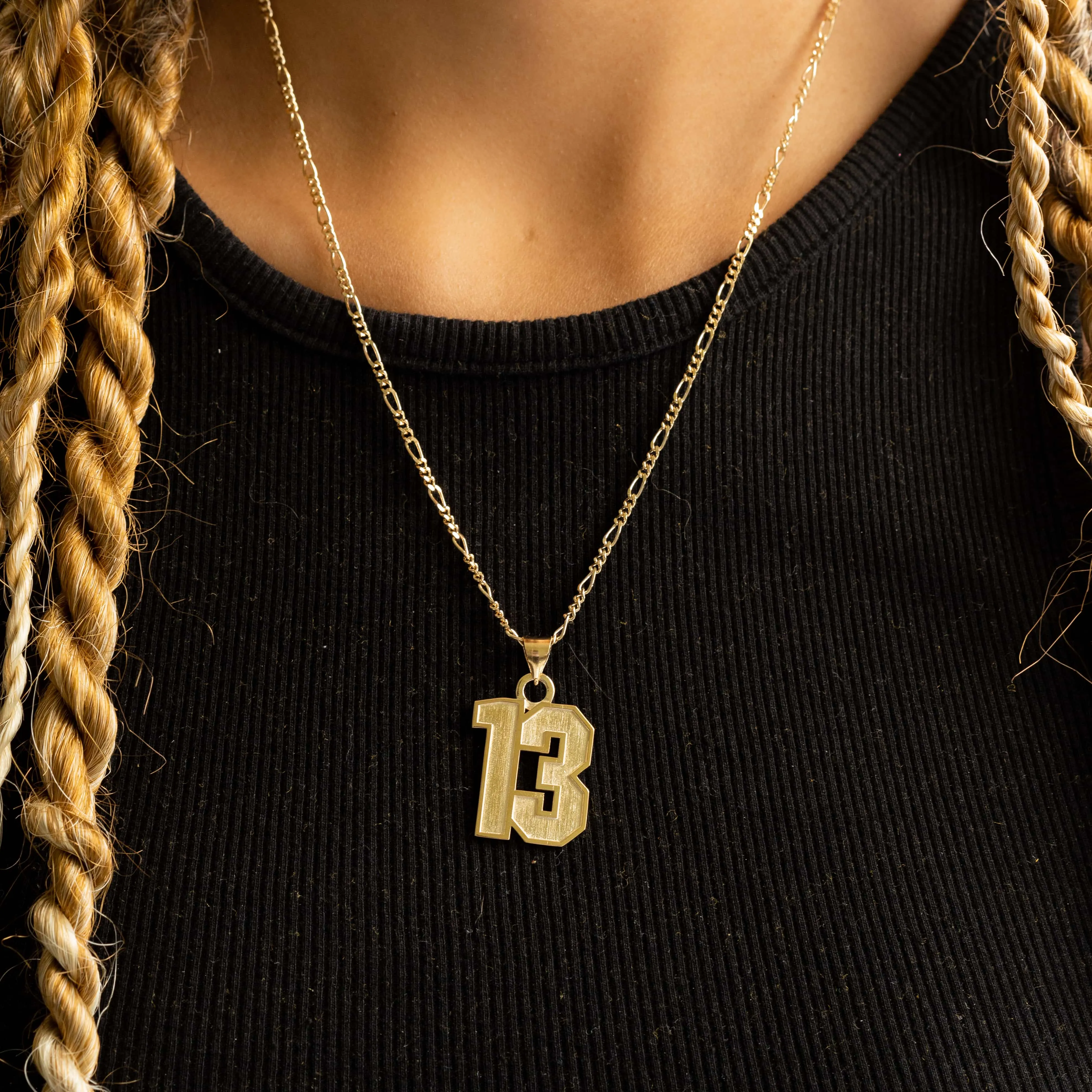 Varsity Number Necklace