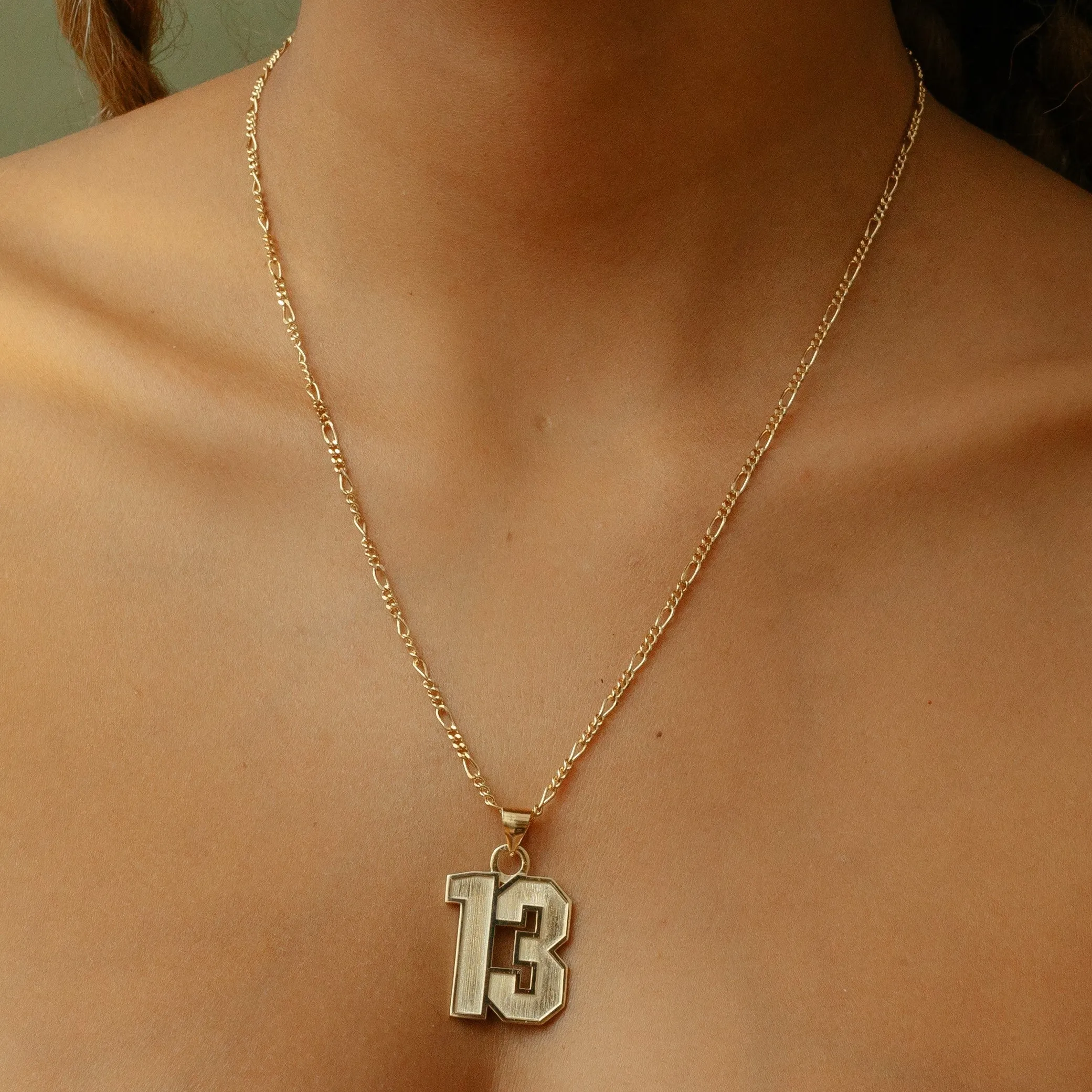 Varsity Number Necklace