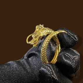 Vintage Antique Dragon Finger Ring Adjustable Jewelry