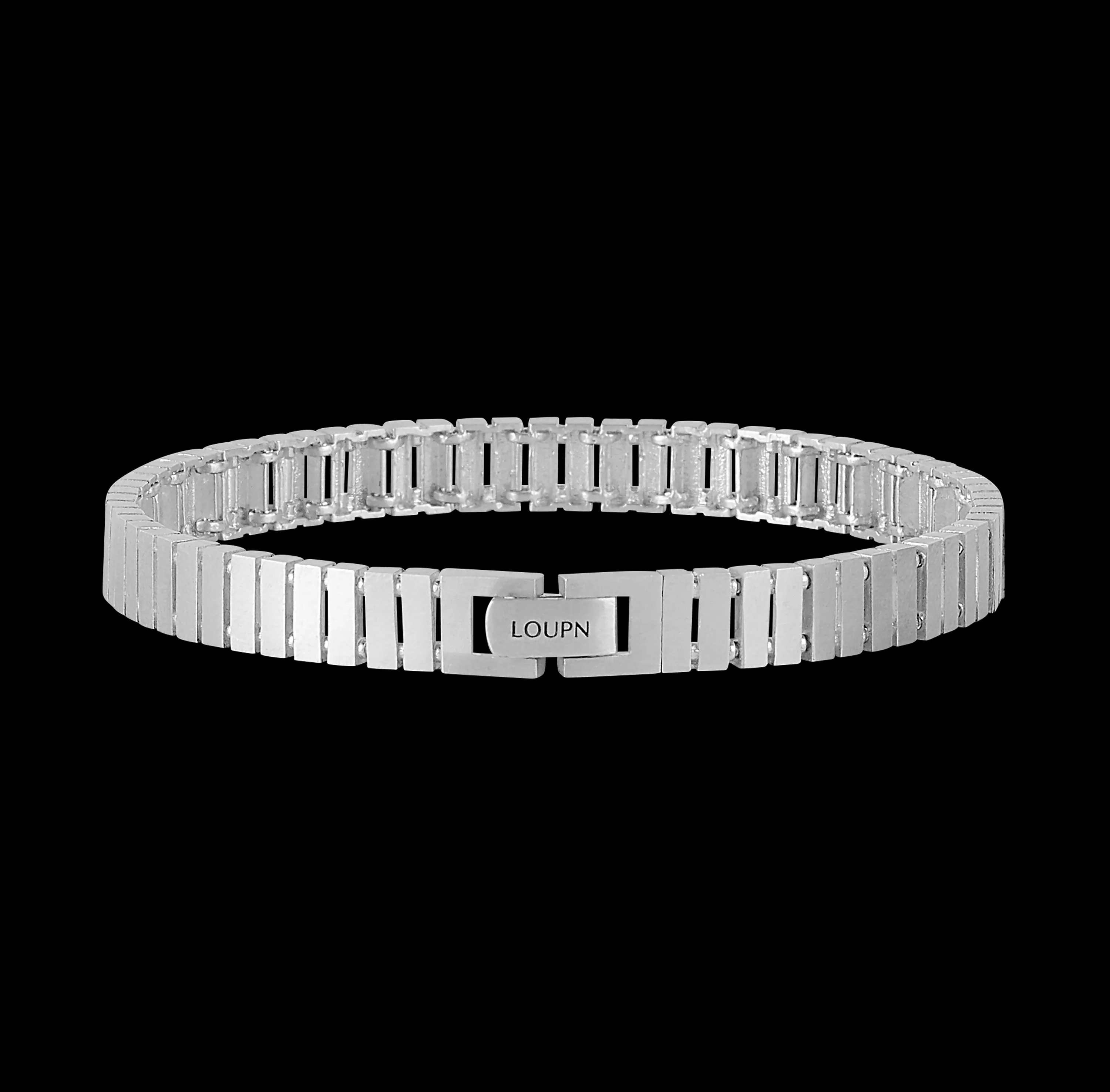 Watch Chain Bracelet - Sterling Silver - Matte