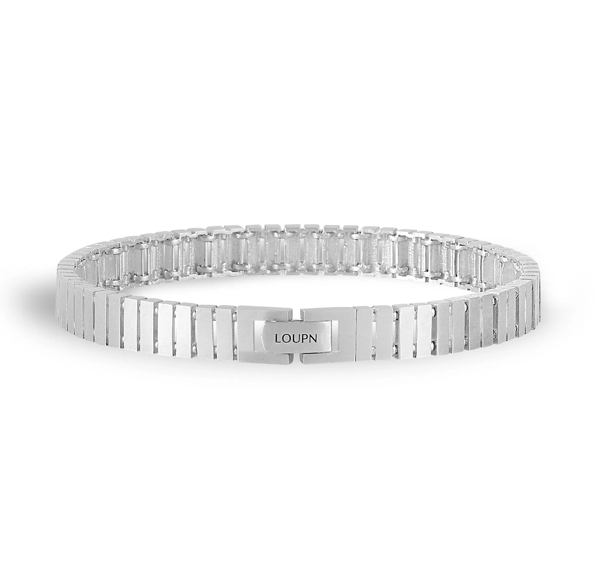 Watch Chain Bracelet - Sterling Silver - Matte