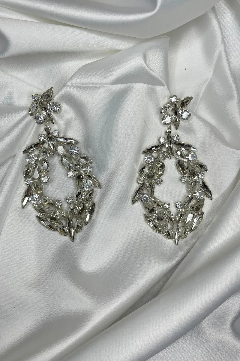 White Flora Tango Earrings