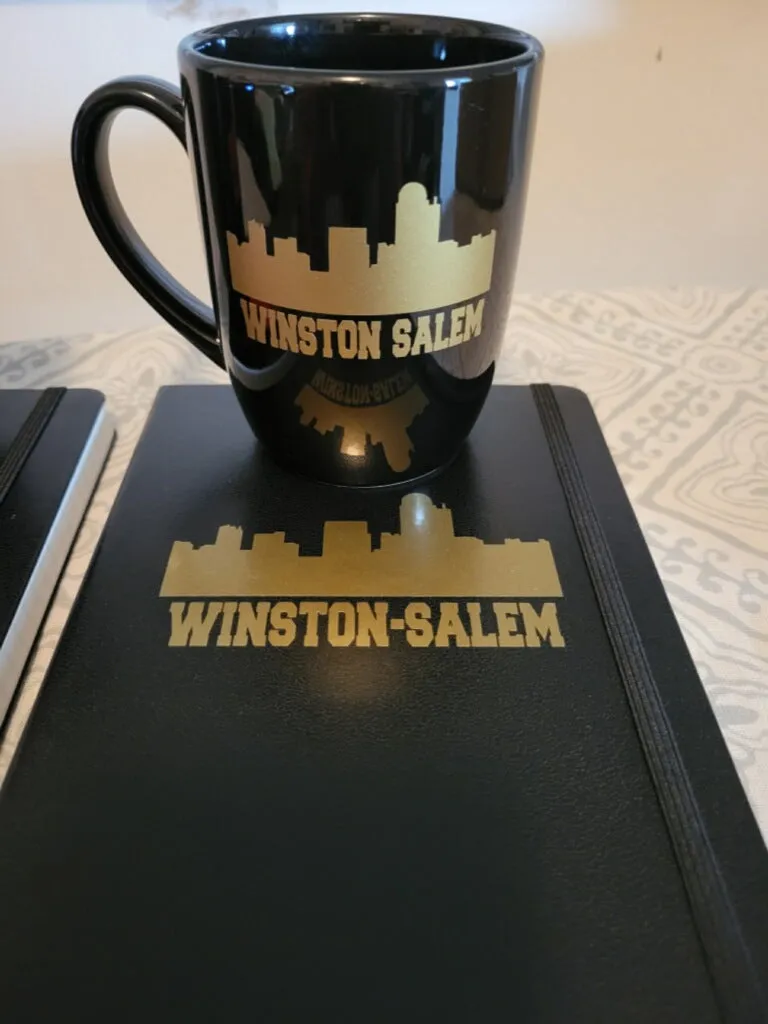 Winston-Salem Gold Journal and Mug Gift Set